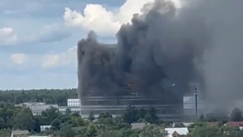 Feu à Moscou dans un centre de recherche militaire