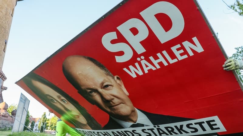 Mauvaise performance du SPD de Scholz aux élections de l’UE