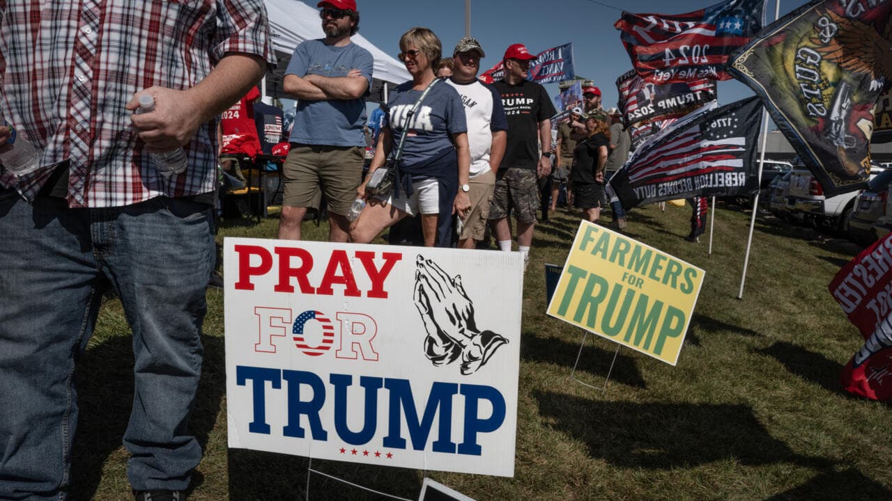 “Les Partisans de Trump Prêts à Tout: Protection et Détermination Inébranlables”