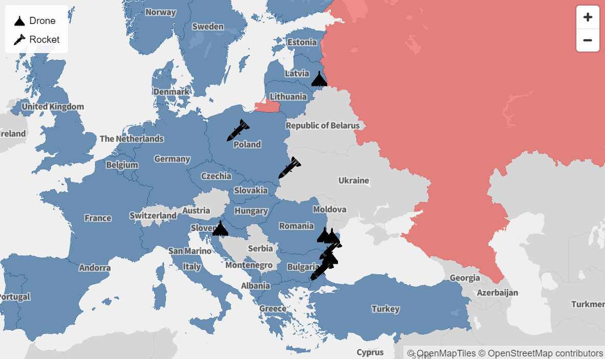 Menace Russe : 20 Missiles et Drones ciblent l’OTAN !