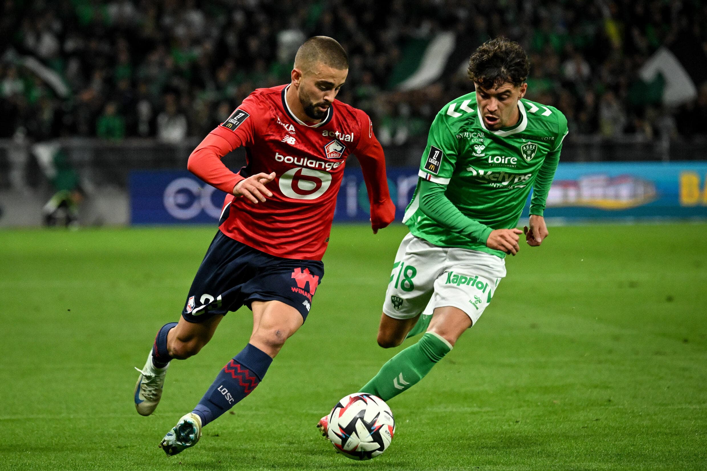 Lille en difficulté : Saint-Etienne débloque son compteur en Ligue 1!