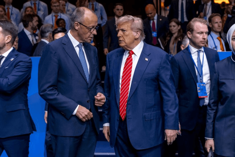 Le chancelier allemand fixe des lignes rouges avant la rencontre Trump-Poutine.