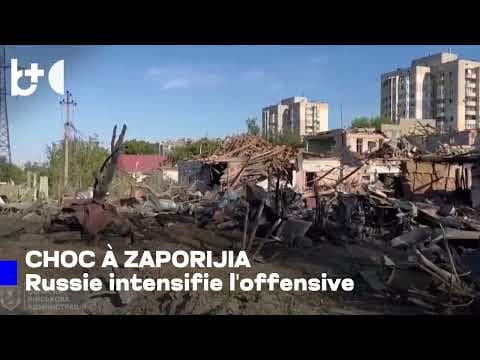Attaques aériennes à Zaporijia : trois morts, la Russie poursuit l'offensive
