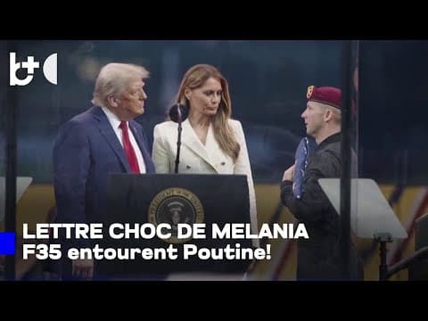Trump remet à Poutine une lettre de Melania, des F35 entourent l'avion présidentiel russe!
