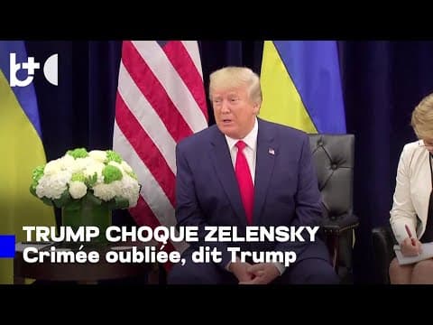 Zelensky à Washington, Trump: Ukraine doit "oublier" la Crimée et l'adhésion à l'OTAN !