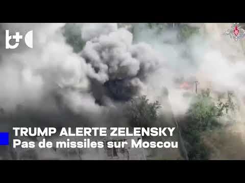 Faisons souffrir Poutine" : Trump change d'avis, Zelensky ne doit pas frapper Moscou.