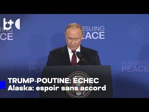 Zelensky rencontre Trump lundi, l'Alaska se ferme avec "progrès", mais sans accord !