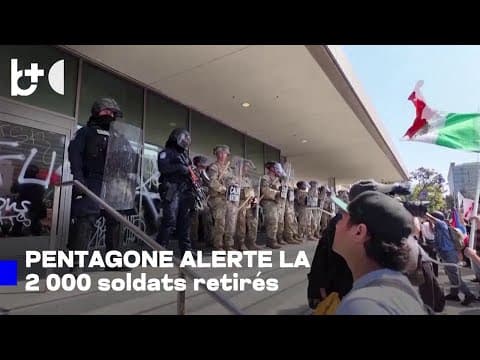 Le Pentagone retire 2 000 soldats de la Garde nationale de Los Angeles.